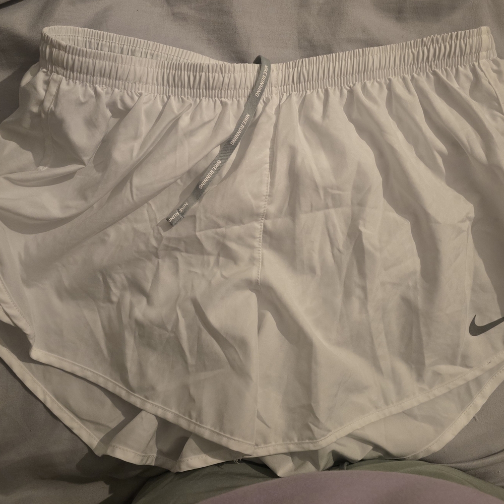 White Nike Athletic Shorts